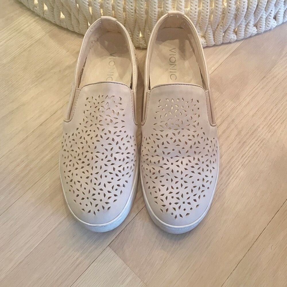 Vionic Splendid Midi Perf Slip On Ballet Slipper … - image 1